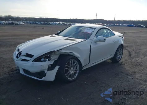 2009 Mercedes-Benz Slk 300 из США, поврежденный, VIN WDBWK54F89F191157